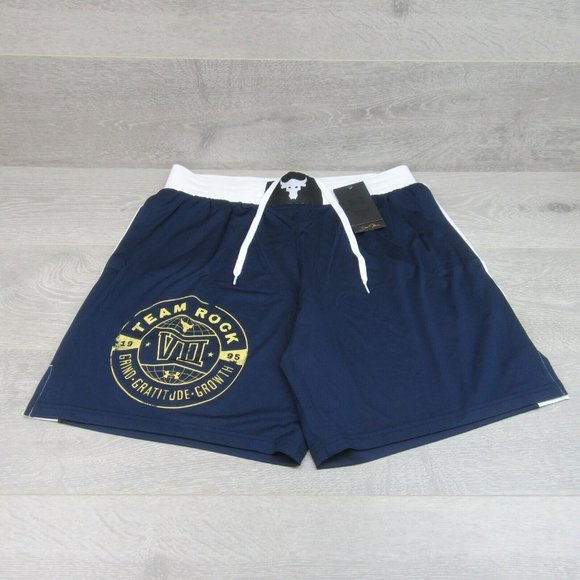 Under Armour Project Rock Training Boxing Shorts Size Medium NEW - Picture 2 of 9